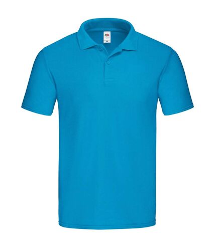 Fruit of the Loom Mens Original Polo Shirt (Azure Blue)