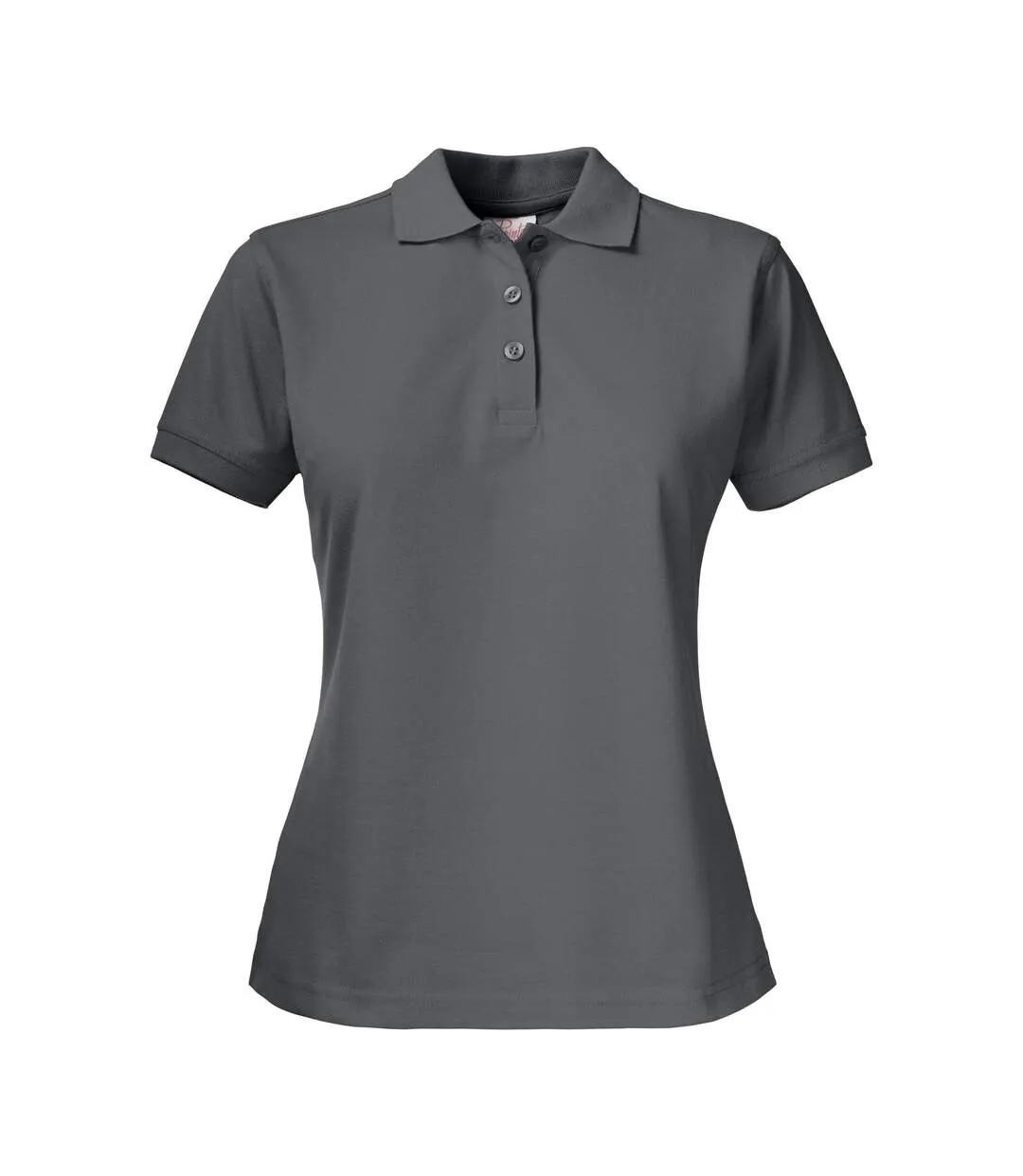 Womens/ladies Surf Pro Polo Shirt Steel Grey Printer-2