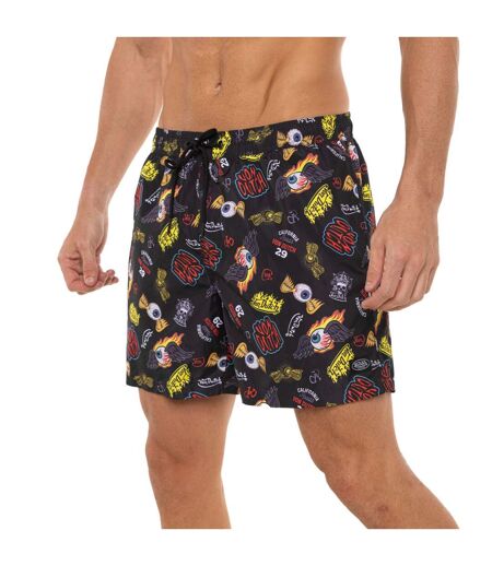 Short de bain homme allover imprimé avec logo Burt26 Vondutch