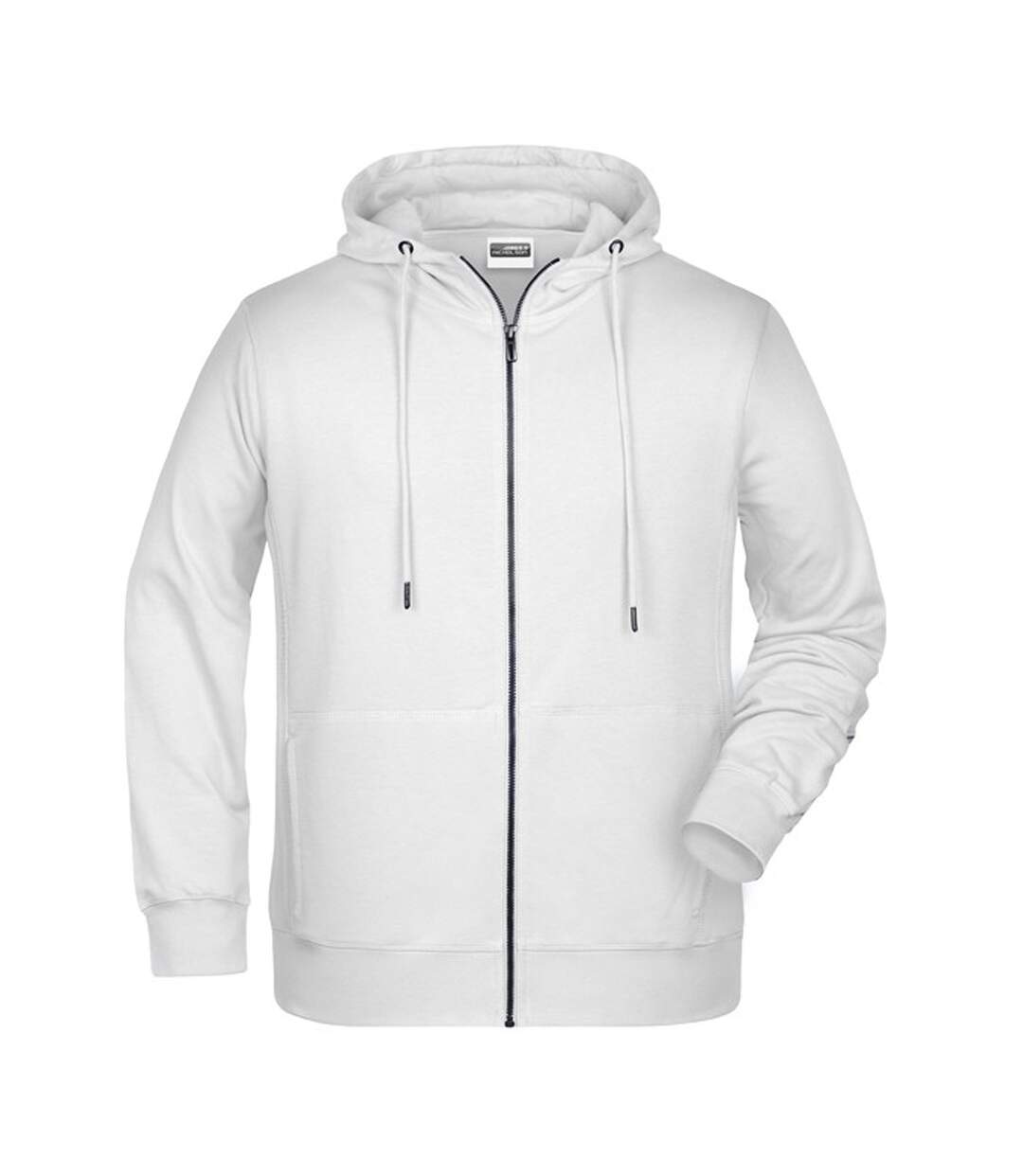 Veste À Capuche Homme Blanc James And Nicholson-1
