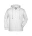 Veste À Capuche Homme Blanc James And Nicholson-1