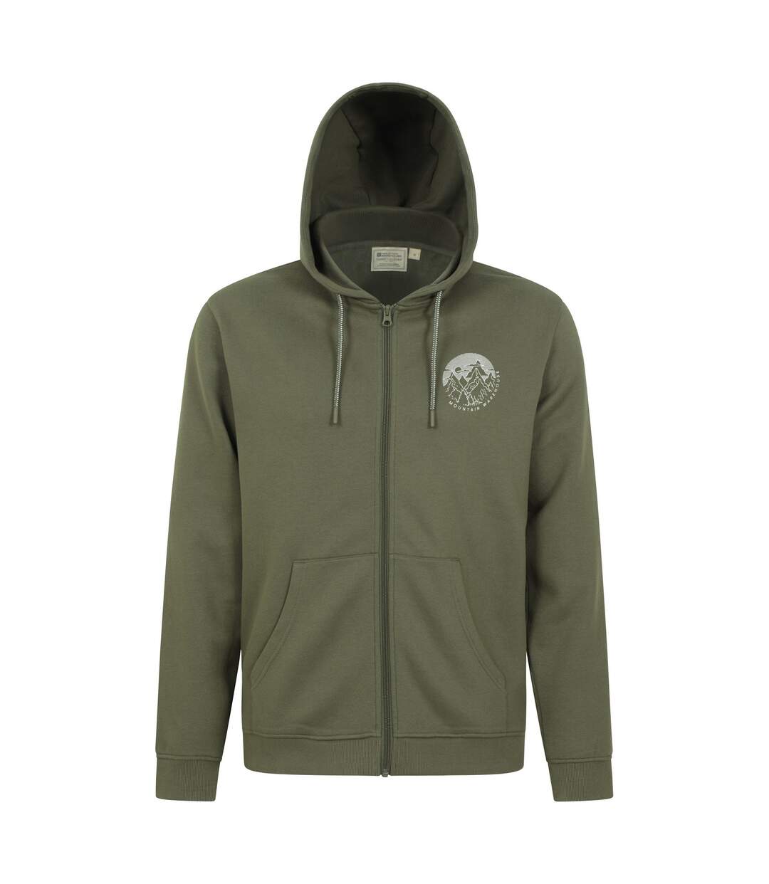 Veste À Capuche Homme Vert Kaki Mountain Warehouse-1