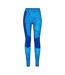 Womens/ladies Series-5 Performance Leggings Navy Marl Skins-1