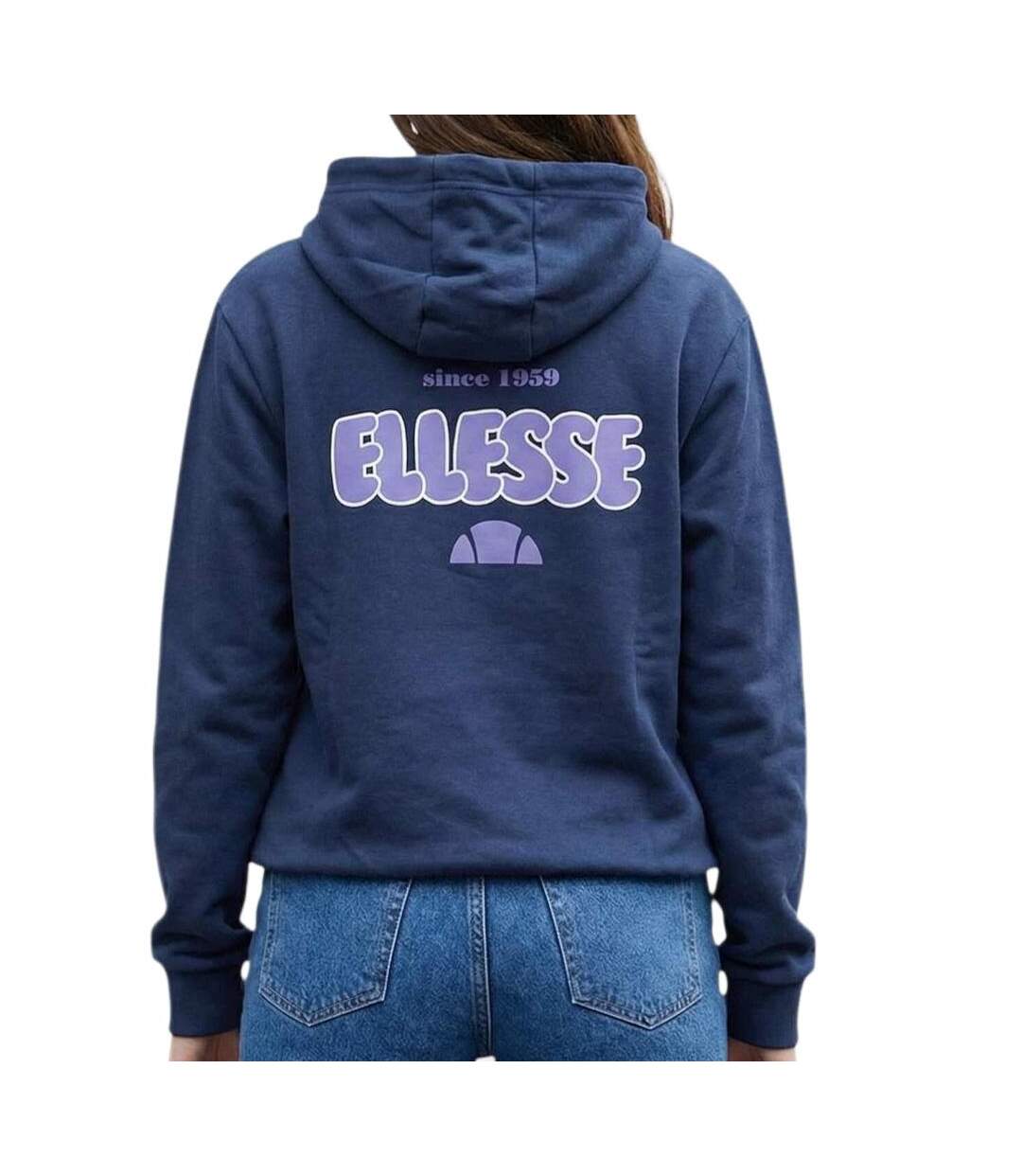 Sweat zippé marine femme ellesse sop2-2