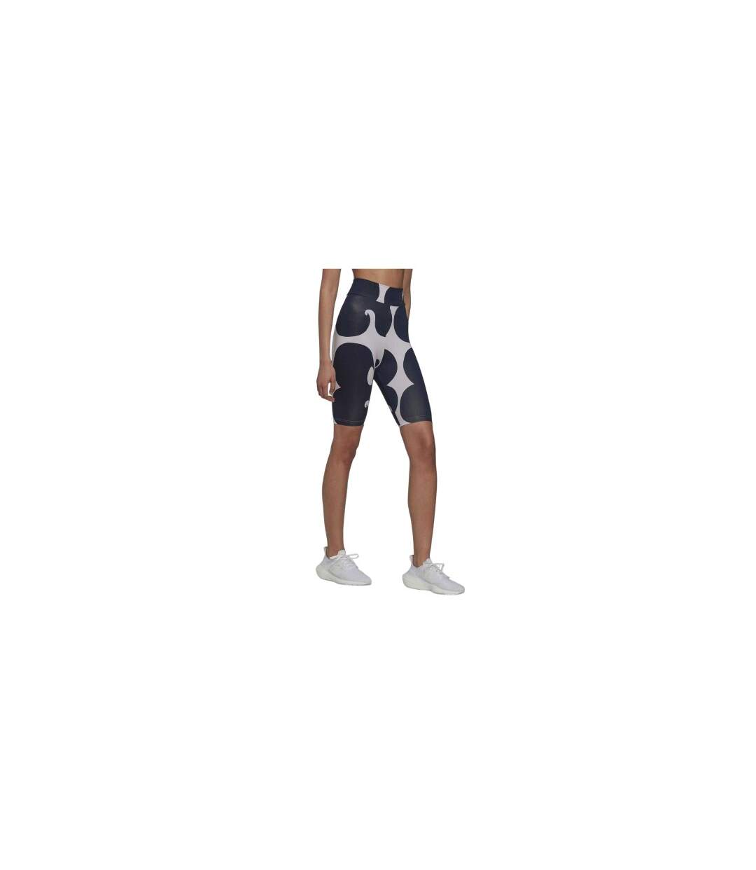 Womens/ladies Mmk Biker Shorts Purple Adidas-1