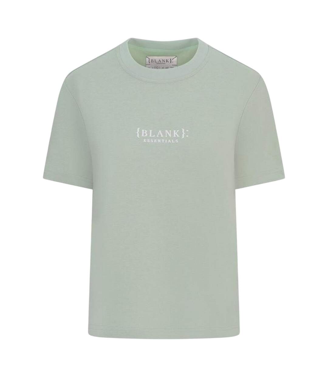 Womens/ladies Essentials Logo Boyfriend T-shirt Sage Green Blank Essentials-2