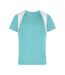 T-shirt Course À Pied Homme Menthe Blanc James And Nicholson-1