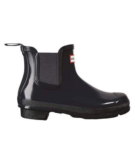Bottines Chelsea Motif Brillant Original Femme Bleu Marine Hunter