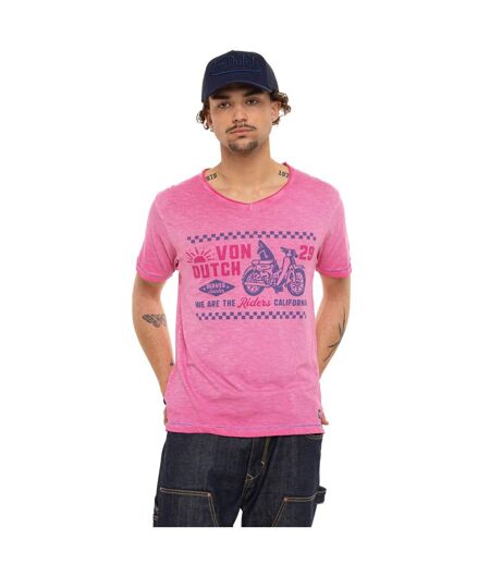T-shirt homme regular fit col V en jersey CPD Hunt Vondutch
