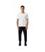 Mens Mixmatch Crew Neck Short-sleeved T-shirt White Boss-1