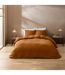 Parure de Lit 3 Pièces Clara 260x240cm Caramel-1
