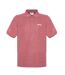 Polo Motif/style Logo Brodé Homme Bordeaux Chiné Slazenger-2