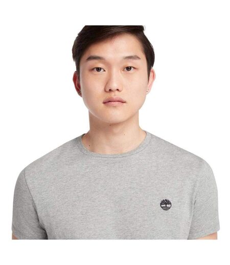 T-shirt Motif/style Logo Arbre Oyster River Homme Gris Timberland