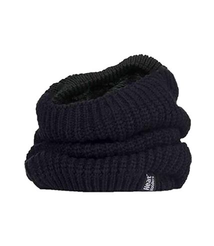 Ladies Fleece Lined Chunky Knit Neck Warmer