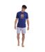 Men's Short Sleeve Round Neck Casual Pajamas CH0250