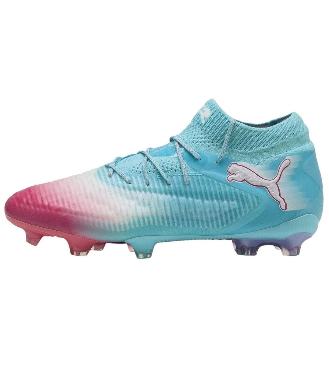 Chaussures De Foot Pour Terrain Ferme Future Ultimate Adulte Bleu Blanc Puma-2