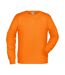Sweat Homme Orange James And Nicholson-1