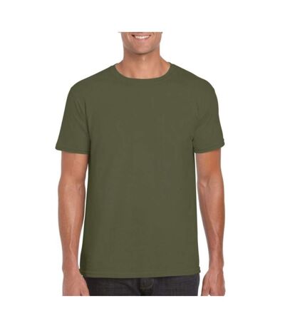 T-shirt Manches Courtes Softstyle Homme Vert Kaki Gildan