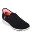 Womens/ladies go walk travel tahiti trainers black Skechers-1