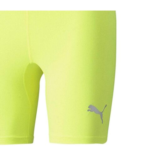 Mens Liga Short Tights Yellow Puma
