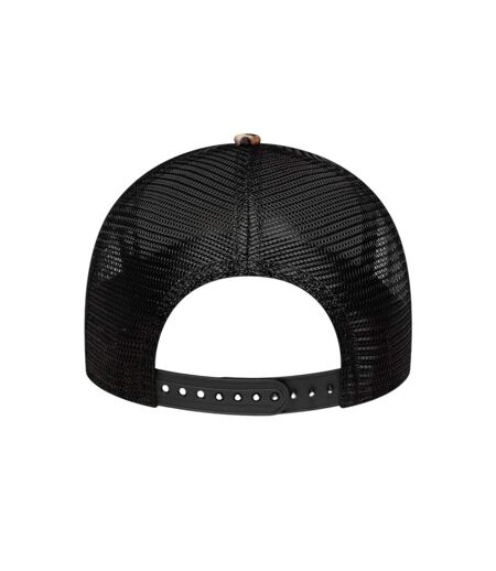 Leopard Print Trucker Cap Black New Era