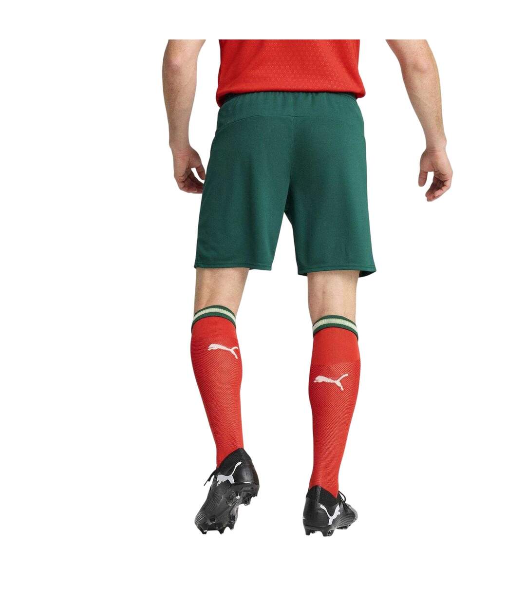 Unisex Adult 2025 Portugal Home Shorts Green Puma-2