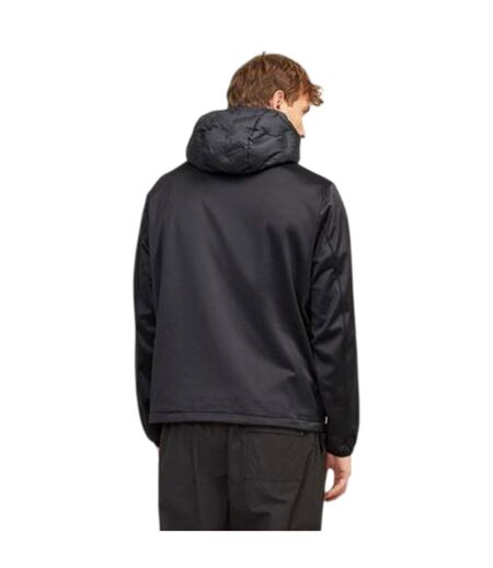 Veste Hybride Motif/style À Capuche Homme Noir Jack And Jones