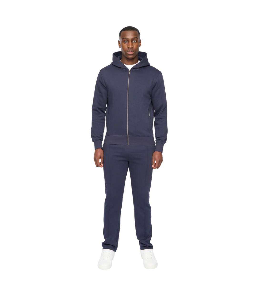 Mens chemtars full zip hoodie navy Duck and Cover-4