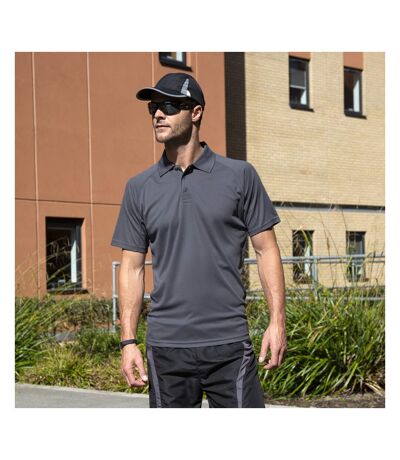 Spiro Impact Mens Performance Aircool Polo T-Shirt (Navy Blue) - UTBC4115