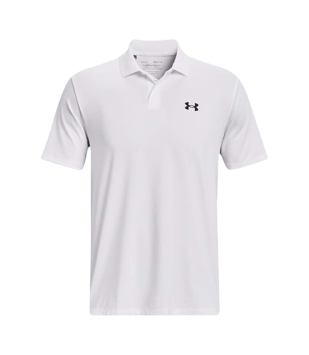 Mens Performance Breathable Athletic Polo Shirt White Under Armour-2