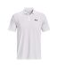 Mens Performance Breathable Athletic Polo Shirt White Under Armour-2