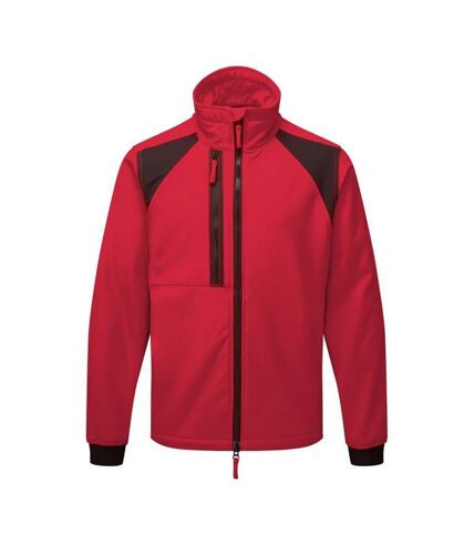 Portwest Mens 2 Layer Soft Shell Jacket (Deep Red) - UTRW9220