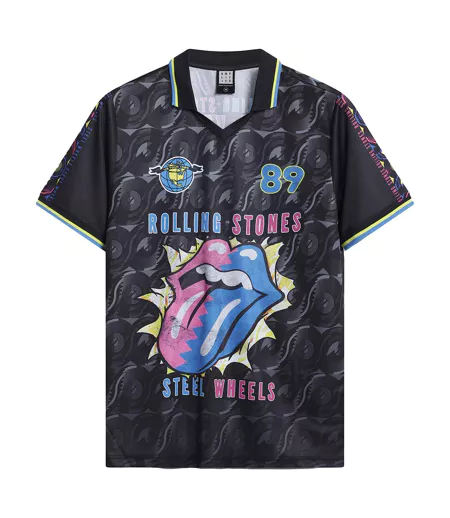 T-shirt Steel Wheels Adulte Noir Amplified