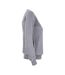 Womens/ladies Oakville Knitted Sweatshirt Grey Melange Cutter & Buck-4