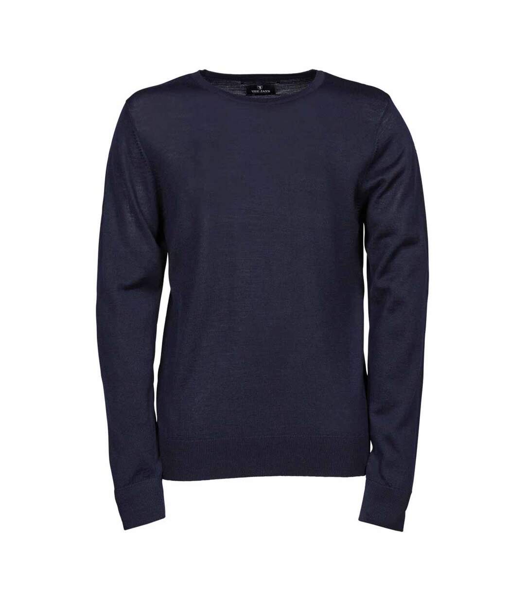 Tee Jays Mens Knitted Crew Neck Sweater (Navy Blue) - UTBC3827-1