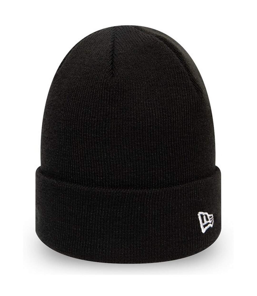Unisex adult flag knitted beanie black New Era-1