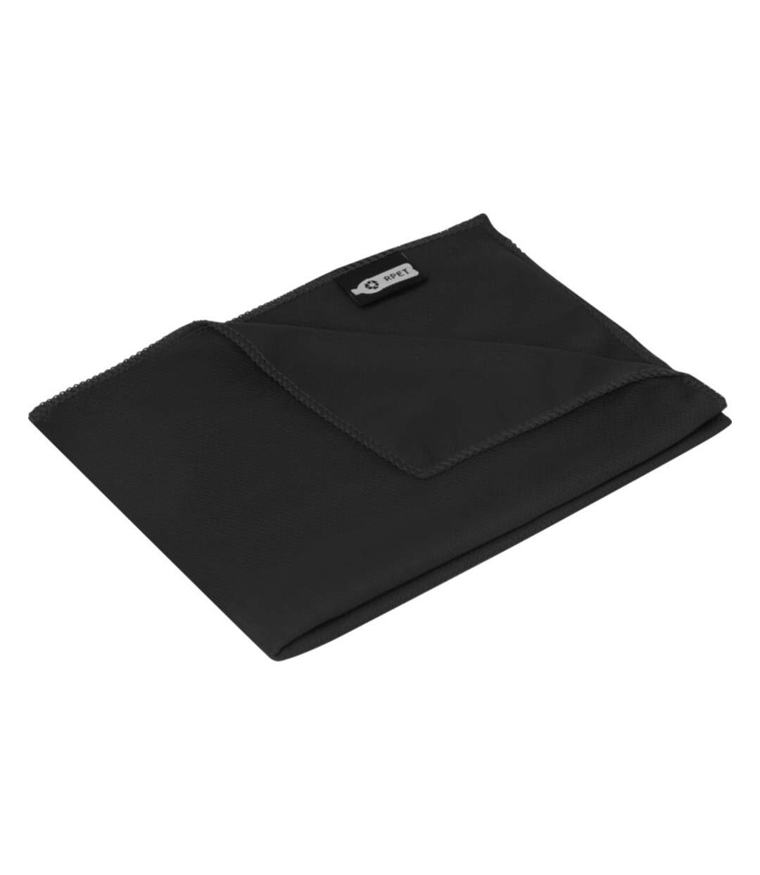 Raquel cooling towel one size solid black Bullet-1