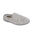 Womens/ladies tammy mule slippers grey Sleepers