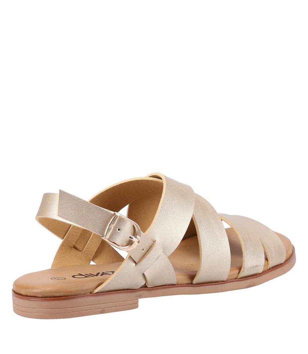 Sandales sienna femme doré Divaz