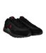 Mens Train 89 Embroidered Logo Suede Chunky Platform Trainers Triple Black Ralph Lauren-4
