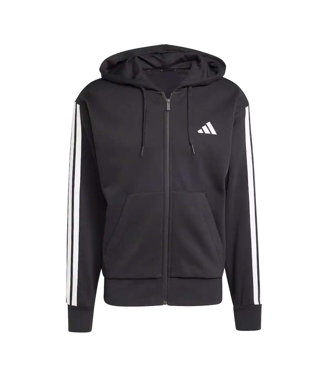 Veste À Capuche 3s Homme Noir Blanc Adidas-2