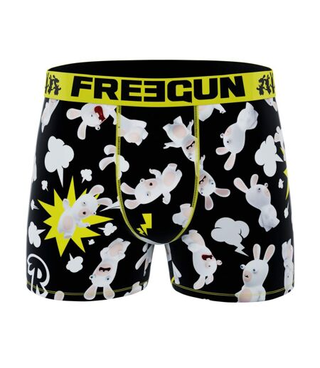 Lot de 4 boxers homme Lapins Crétins Freegun