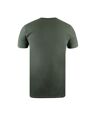 Batman T-shirt en coton 3D pour hommes (Vert militaire) - UTTV492