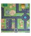 Tapis intérieur à poils courts Happy 738 vert 160 x 230 cm