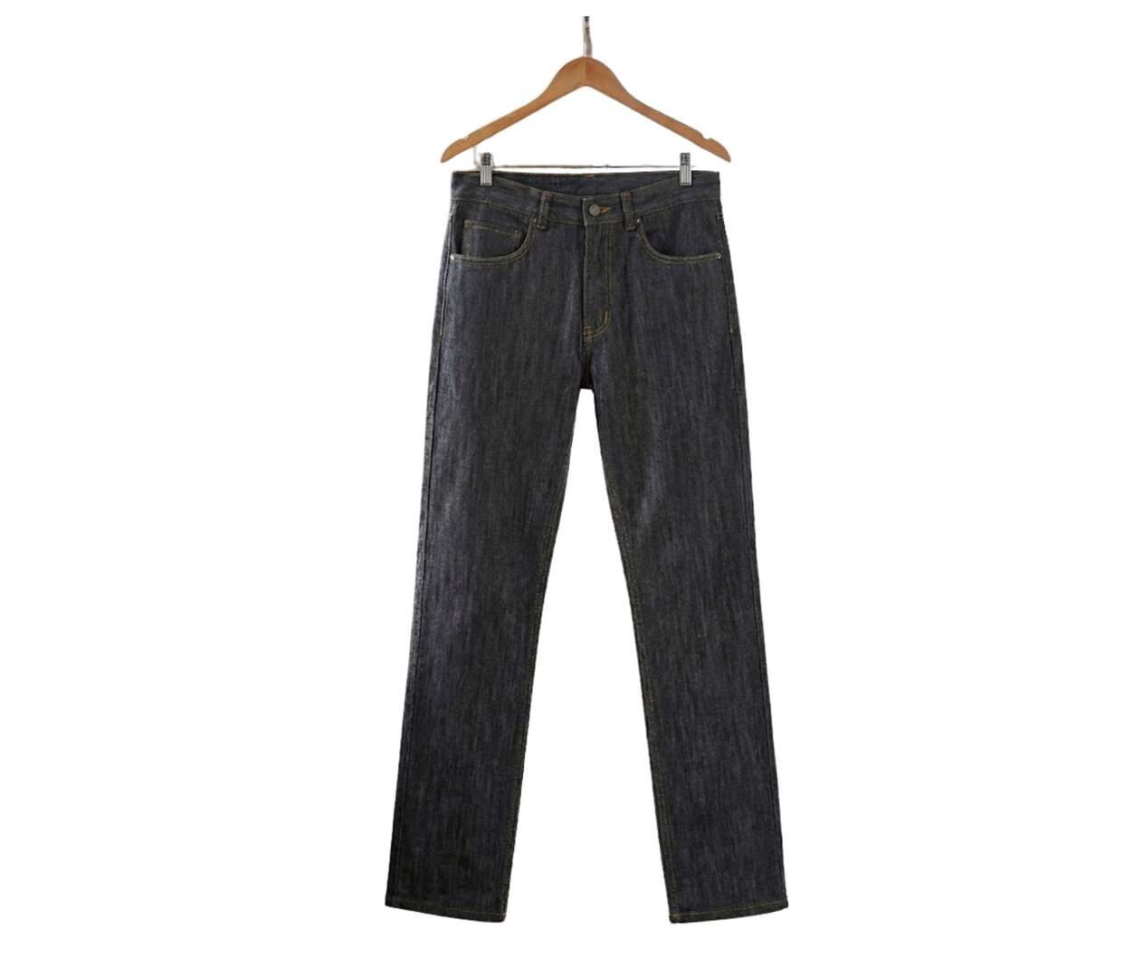 Jean Homme 5 Poches K-Dran Noir – 100% Coton Résistant & Coupe Intemporelle-3