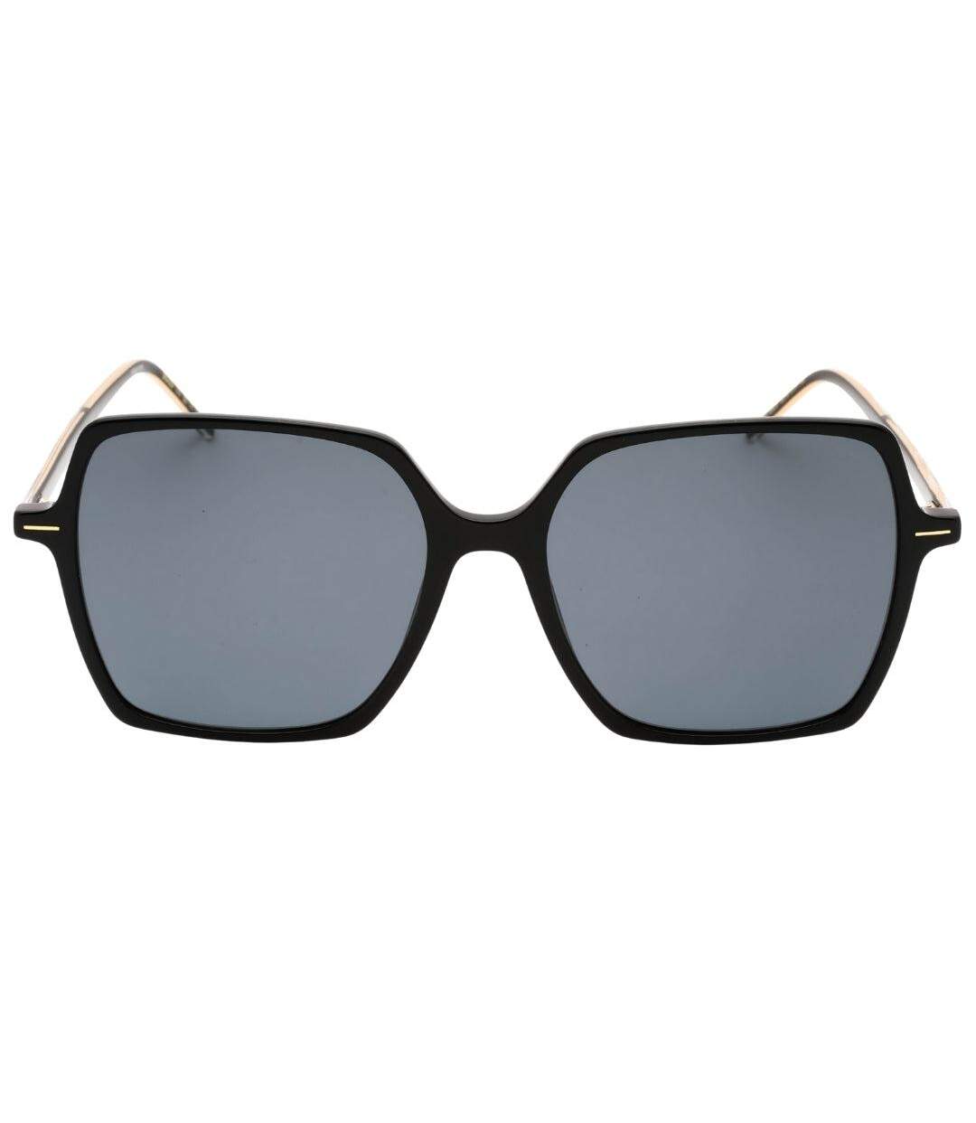 Lunettes De Soleil Motif/style Carré Homme Taille Unique Noir Jaune Or Gris Hugo Boss-1