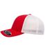 Casquette adulte rouge / blanc Flexfit-3