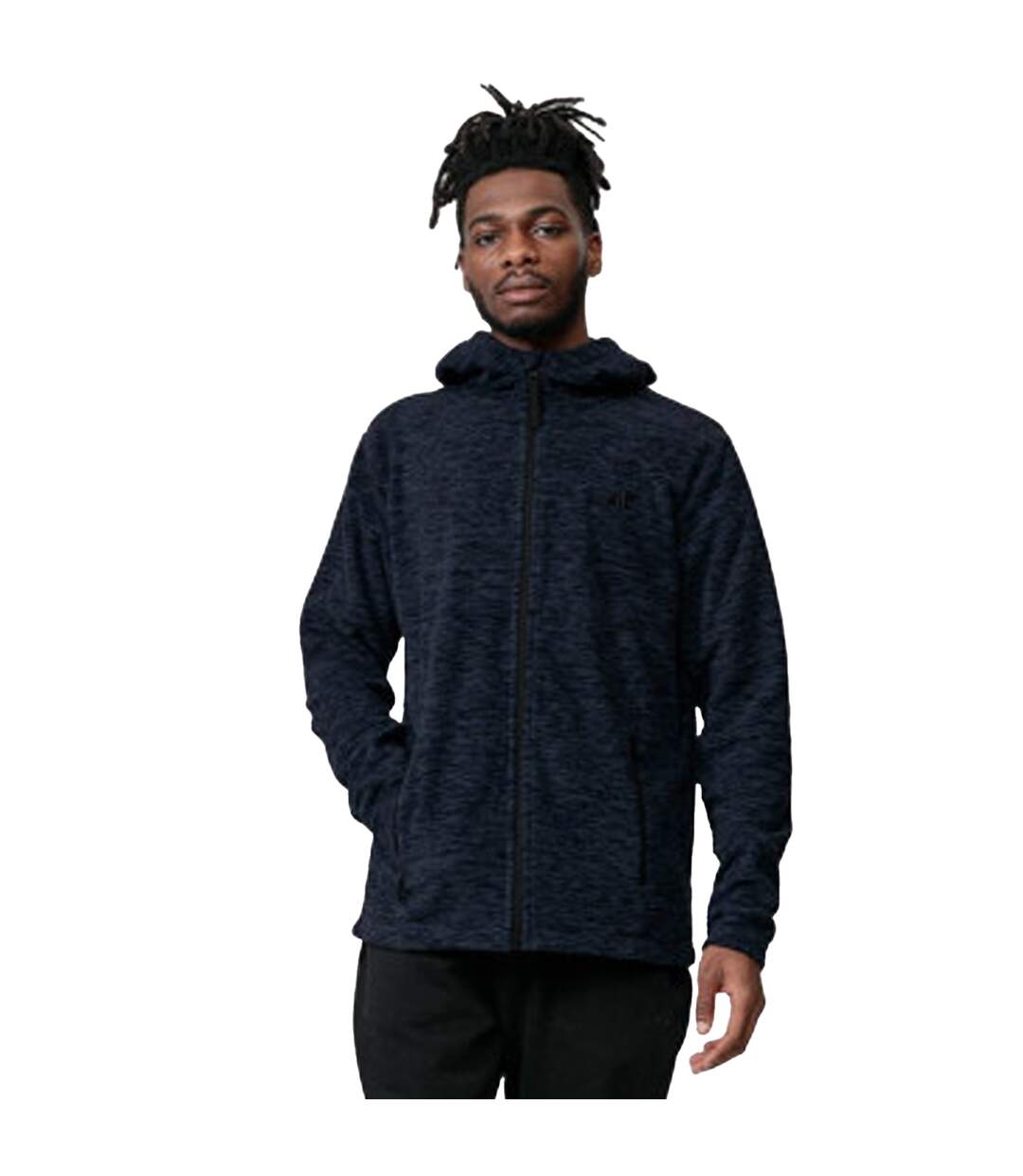 Veste À Capuche H4z22 Homme Bleu Marine 4F-1