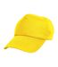 Casquette de baseball jaune Result Headwear