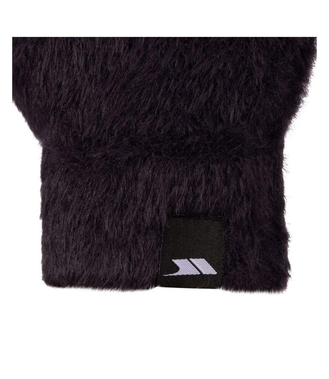 Womens/ladies Seth Knitted Ski Mittens Dark Grey Trespass-3